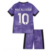 Billiga Liverpool Alexis Mac Allister #10 Barnkläder Tredje fotbollskläder till baby 2023-24 Kortärmad (+ Korta byxor)